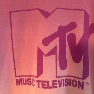MTV Pink and Purple Ombre Crew Neck Sweatshirt